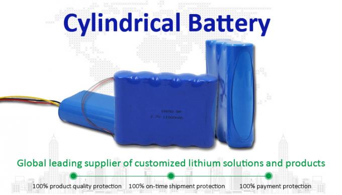 3s1p 3200mah 11.1v 18650 Lithium Ion Battery Pack Rechargeable With LG / SAMSUNG Cell