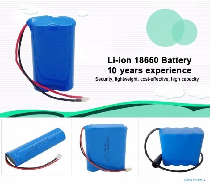 Rechargeable Lithium Ion 18650 2S2P 7.4V 5200mAh Li-ion Battery pack