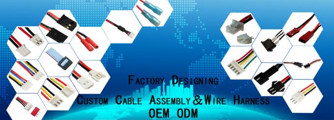 High Quality 4 Pin Male to Male Power Cord Connector OEM Wire Harness Manufacturing