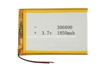 China Portable 306090 3.7 V Lipo Battery Pack 1850mAh Short Circuit Protection For Digital Camera supplier