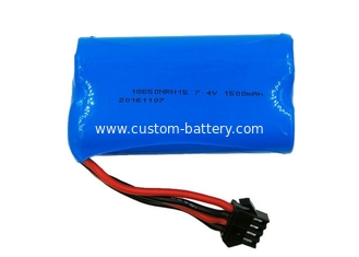 China Safe 18650 Lithium Rechargeable Battery Pack , 15C Continuous Discharge supplier