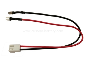 China High Performance Nickel Battery Tabs Extension Wire with JST VHR-02 Terminal Connector supplier