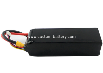 China Rechargeable Quadcopter Lipo Battery Pack 14.8V 5600mAh , 10C Continuous Discharge C-Rate supplier