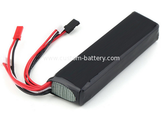 China 25C FPV Drone Battery Pack 11.1V 4000mAh , 3 Cell Lipo Battery Pollution Free supplier