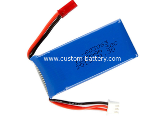 China 30C Rechargeable RC Helicopter Battery 1200mAh 7.4V , 12 Months Warranty supplier