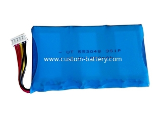 China High Energy Density 553048 Custom Battery Pack 3 Cell 11.1 V Lipo Battery 800mAh supplier