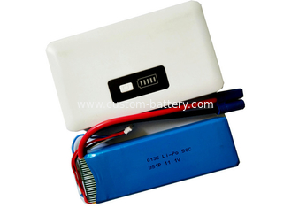 China Li Polymer Smart Battery Pack 11.1V 8500mAh High Voltage For Lighting Car Jump Starter supplier