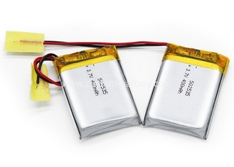 China Portable 400mAh Lithium Polymer Battery Pack 3.7V 502535 For GPS Lipo Battery supplier