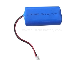 China 2S OEM Rechargeable Lithium Ion Battery 7.4V 2200mAh 18650 Li-Ion Battery Packs supplier