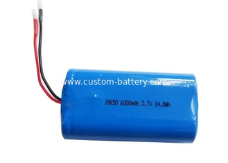 China 3.7 Volt Lithium Ion Battery 6000mAh 18650 2P  Rechargeable Battery Pack supplier