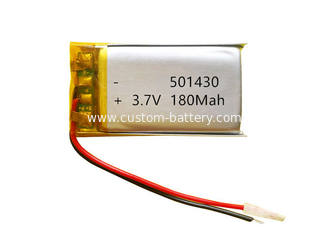 China Lipo Battery 501430 3.7v 150mah Lithium Polymer Battery Pack For Bluetooth Headset supplier