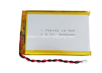 China Mobile Power Supply Rechargeable Lithium 3.7V Li-ion Polymer Battery 5000mah supplier