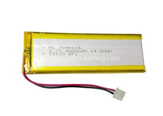 China Rechargeable Battery 3.7V 4000mAh Li-Ion Single Cell Lipo Lithium Polymer Battery supplier