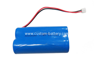 China 7.4V 3000mAh 2S1P 18650 Battery Pack Li-Ion Cell For Table Lamp supplier
