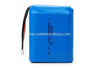 China 2S1P Industrial Lipo Battery 7.4V 2200mAh Smart Rechargeable Li Polymer Batteries supplier