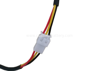 China Custom Cable assembly JST XH-3P Male to Female Connector with PVC heatshrink Wire supplier