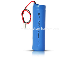 China Li ion 18650 Cylindrical 3.7V 2500mAh Button Top Rechargeable Battery with PCB supplier