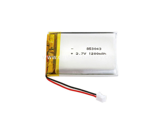 China 3.7V Lipo 853043 1200mAh Rechargeable Lithium ion Polymer Battery With Protection Board supplier