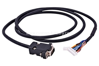 China Custom Made DB9 rs232 Cable Connector 9 Pin Male to Male Quick Connect Wire Connectors Supplier supplier