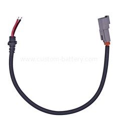 China Custom-made Car Extension Cable Wiring Harness 2 Pin Waterproof Female Quick Connect Wire Connector Manufacturer supplier