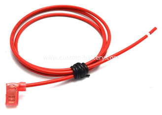 China 4.8/187 Female Flag Terminal Nylon Fully insulated Faston Cable Harness supplier