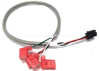 China 6.35/250 Female Flag Terminal To Molex 43025 4P 3.0mm Pitch Cable Harness supplier