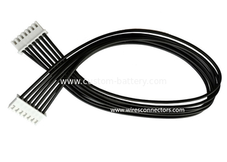 China JST XH 7P 2.54mm Pitch Male to Male Connector Extension Wires Custom Cable Assemblies supplier