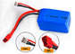 1800mAh 7.4V Lithium Polymer Batteries , Remote Control Car Rechargeable Batteries supplier