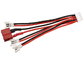 RED Black Battery Wire Connectors JST XH 4P Balance Plug Converter 100 Mm Length supplier